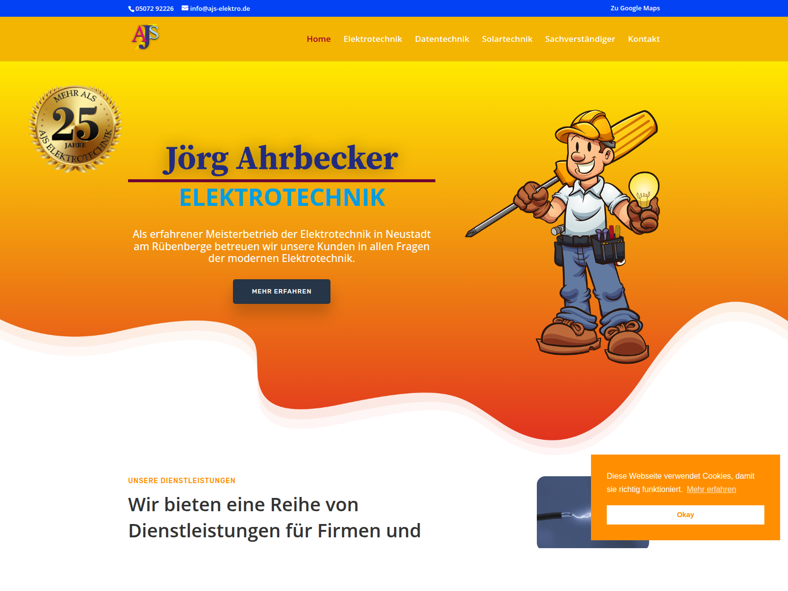 AJS Elektro Website